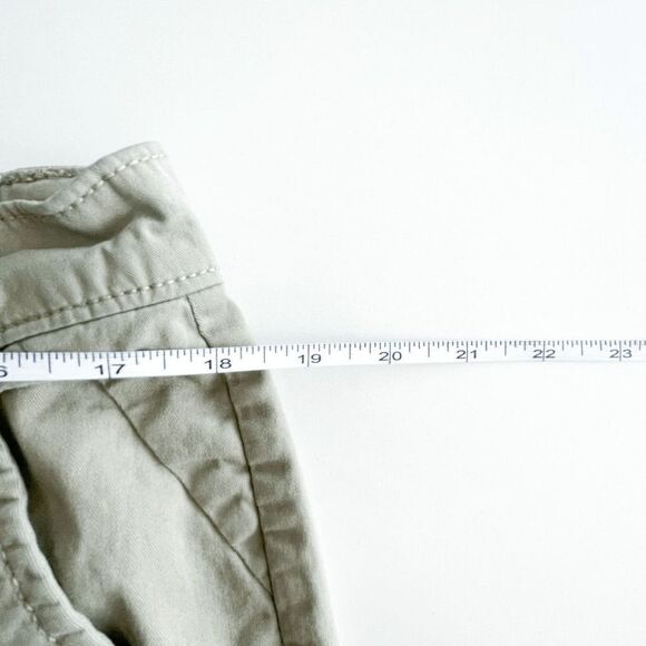 Banana Republic Womens Casual Pants Girlfriend Fit Light Olive Green Size 14 - Picture 6 of 9